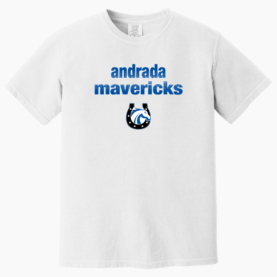Andrada Mavericks Online Store <span class="pdp-name-mascot">Andrada Mavericks</span> Comfort Colors Adult Heavyweight Garment-Dyed T-Shirt