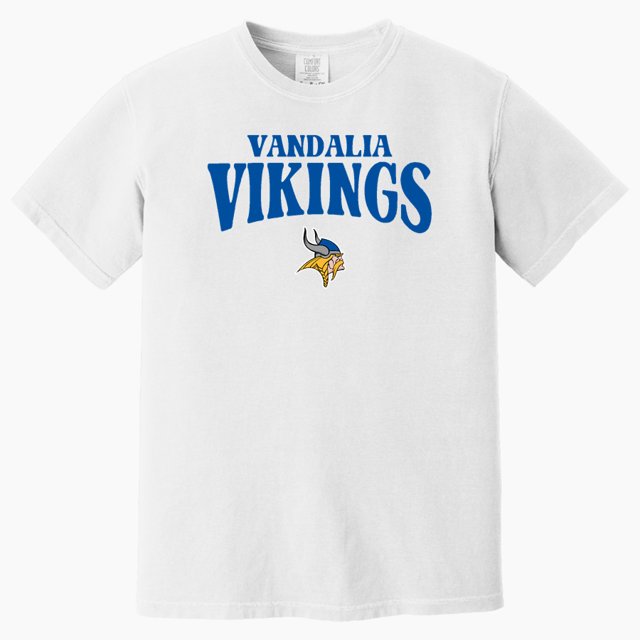 VANDALIA CHRISTIAN SCHOOLS VIKINGS <span class="pdp-name-mascot">VANDALIA VIKINGS</span> Comfort Colors Adult Heavyweight Garment-Dyed T-Shirt