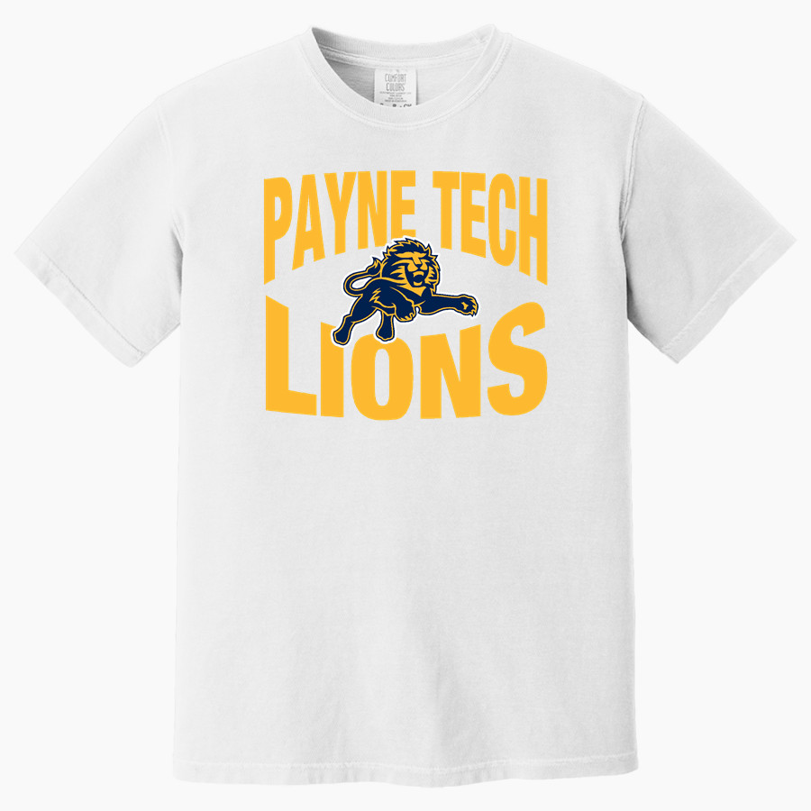 Payne Tech Lions Comfort Colors Men's Heavyweight Garment-Dyed T-Shirt