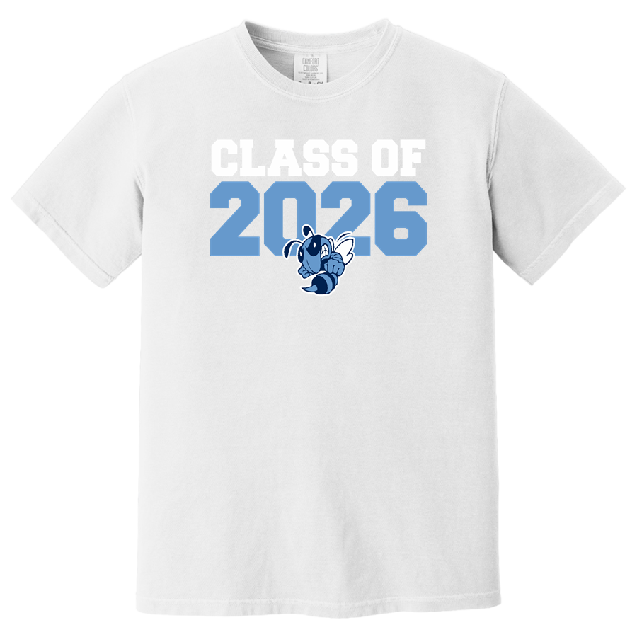 AYNOR HIGH SCHOOL BLUE JACKETS <span class="pdp-name-mascot">AYNOR BLUE JACKETS</span> Comfort Colors Adult Garment-Dyed Heavyweight T-Shirt