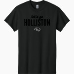 HOLLISTON HIGH SCHOOL PANTHERS <span class="pdp-name-mascot">HOLLISTON PANTHERS</span> Gildan Men's Heavy Cotton Short Sleeve T-Shirt Front Thumbnail