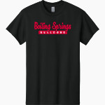 Boiling Springs Middle School bulldogs offical sideline store <span class="pdp-name-mascot">Boiling Springs Bulldogs</span> Gildan Adult Heavy Cotton Short Sleeve T-Shirt Front Thumbnail