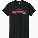 Willamette Wolverines <span class="pdp-name-mascot">Willamette Wolverines</span> Gildan Adult Heavy Cotton Short Sleeve T-Shirt Front Thumbnail