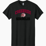 Creekside Seminoles <span class="pdp-name-mascot">Creekside Seminoles</span> Gildan Adult Heavy Cotton Short Sleeve T-Shirt Front Thumbnail