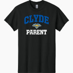 CLYDE HIGH SCHOOL FLIERS <span class="pdp-name-mascot">CLYDE FLIERS</span> Gildan Adult Heavy Cotton Short Sleeve T-Shirt Front Thumbnail