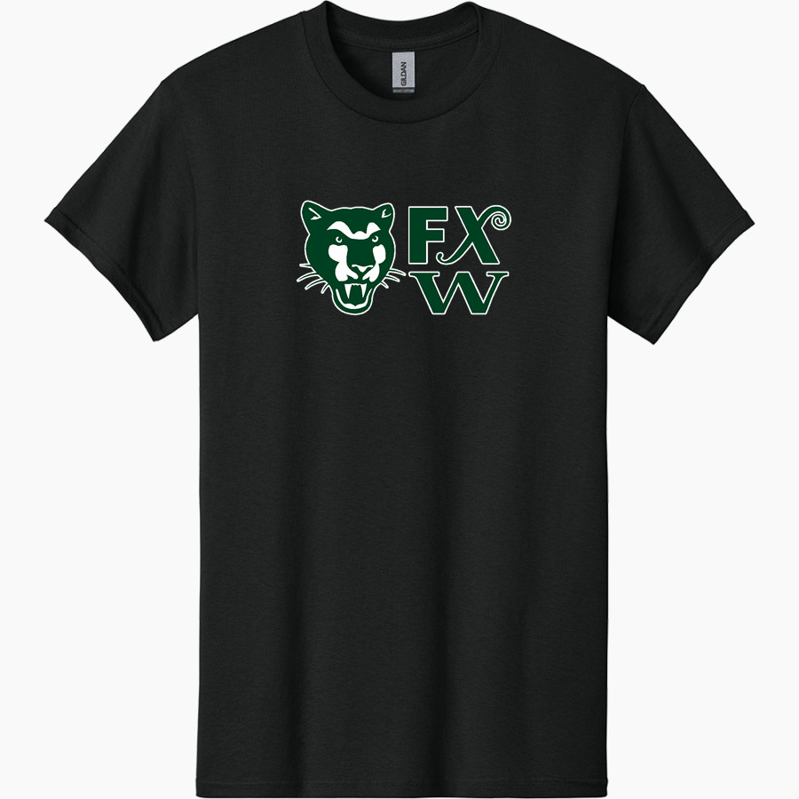 Frances Xavier Warde Jaguars <span class="pdp-name-mascot">Frances Xavier Warde School Jaguars</span> Gildan Adult Heavy Cotton Short Sleeve T-Shirt