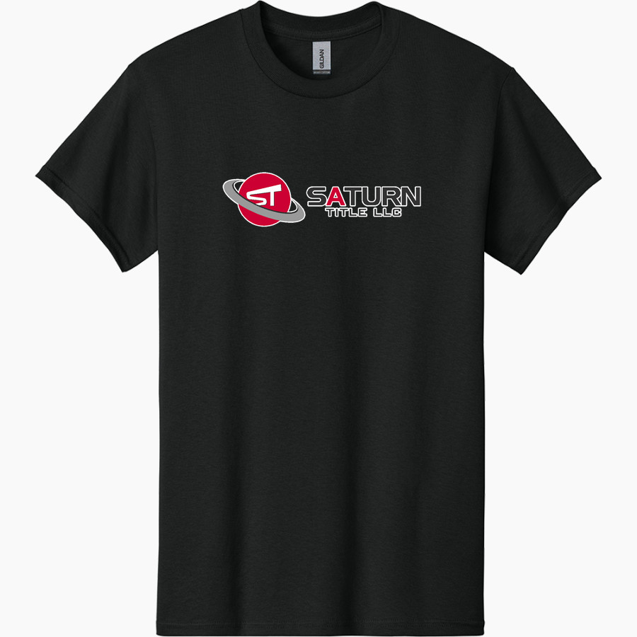 Saturn Title LLC Saturn Title <span class="pdp-name-mascot">Saturn Title LLC</span> Gildan Adult Heavy Cotton Short Sleeve T-Shirt