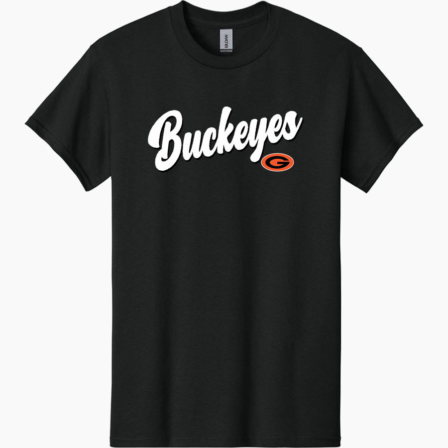 GILMER HIGH SCHOOL BUCKEYES <span class="pdp-name-mascot">GILMER BUCKEYES</span> Gildan Adult Heavy Cotton Short Sleeve T-Shirt