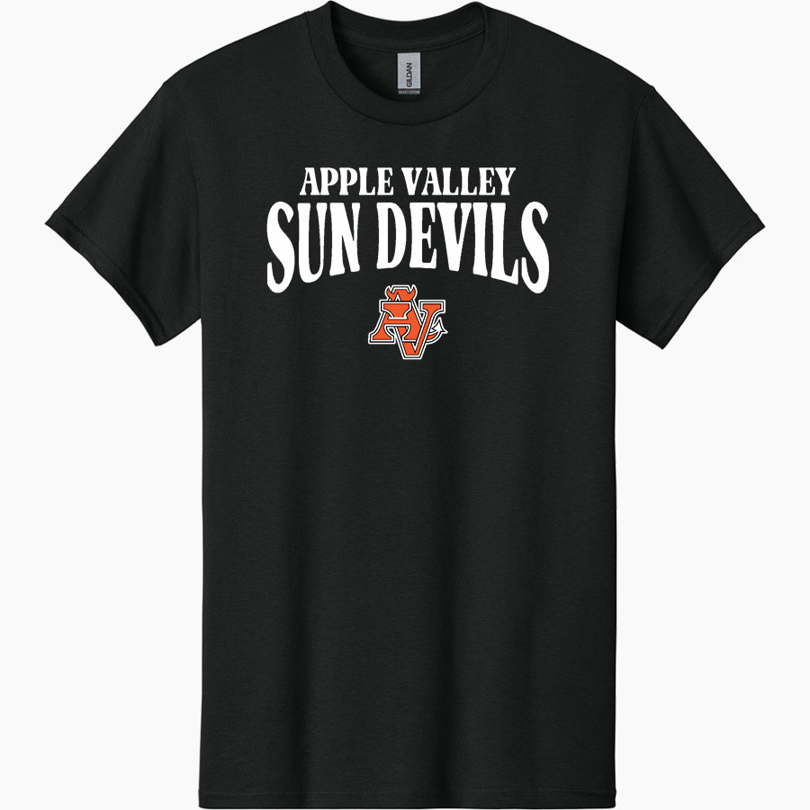 APPLE VALLEY HIGH SCHOOL SUN DEVILS <span class="pdp-name-mascot">APPLE VALLEY SUN DEVILS</span> Gildan Men's Heavy Cotton Short Sleeve T-Shirt