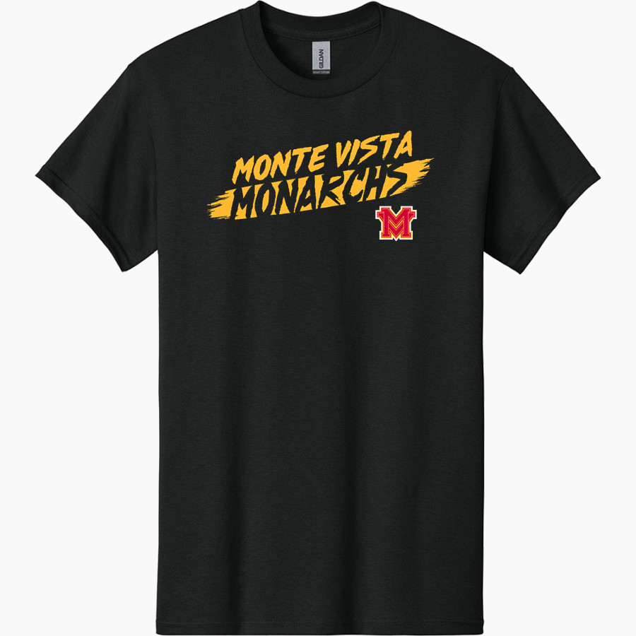 MONTE VISTA HIGH SCHOOL MONARCHS <span class="pdp-name-mascot">MONTE VISTA MONARCHS</span> Gildan Adult Heavy Cotton Short Sleeve T-Shirt