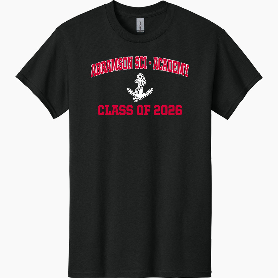 ABRAMSON SCI-ACADEMY COMMODORES <span class="pdp-name-mascot">ABRAMSON SCI - ACADEMY COMMODORES</span> Gildan Adult Heavy Cotton Short Sleeve T-Shirt