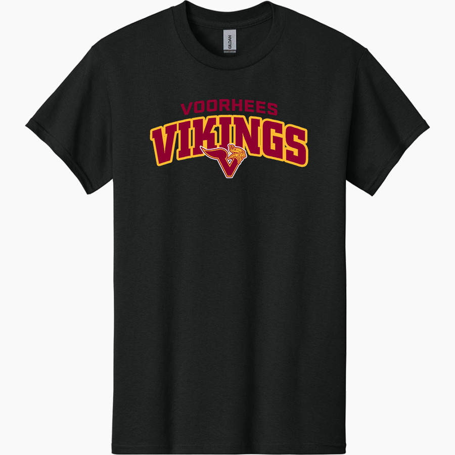 VOORHEES VIKINGS official sideline store Gildan Men's Heavy Cotton Short Sleeve T-Shirt
