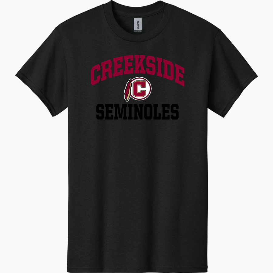 Creekside Seminoles <span class="pdp-name-mascot">Creekside Seminoles</span> Gildan Adult Heavy Cotton Short Sleeve T-Shirt