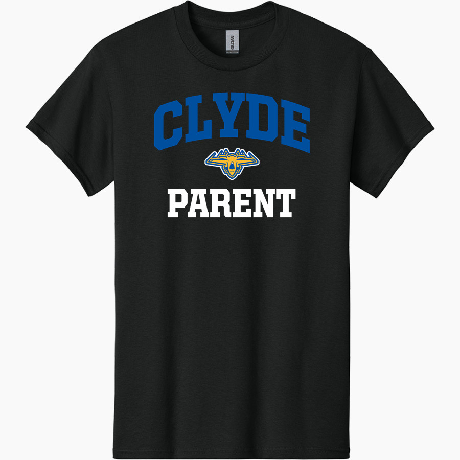 CLYDE HIGH SCHOOL FLIERS <span class="pdp-name-mascot">CLYDE FLIERS</span> Gildan Adult Heavy Cotton Short Sleeve T-Shirt