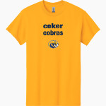 Coker Cobras <span class="pdp-name-mascot">Coker Cobras</span> Gildan Adult Heavy Cotton Short Sleeve T-Shirt Front Thumbnail