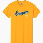 CULBRETH Cougars <span class="pdp-name-mascot">GREY CULBRETH MIDDLE SCHOOL Cougars</span> Gildan Adult Heavy Cotton Short Sleeve T-Shirt Front Thumbnail