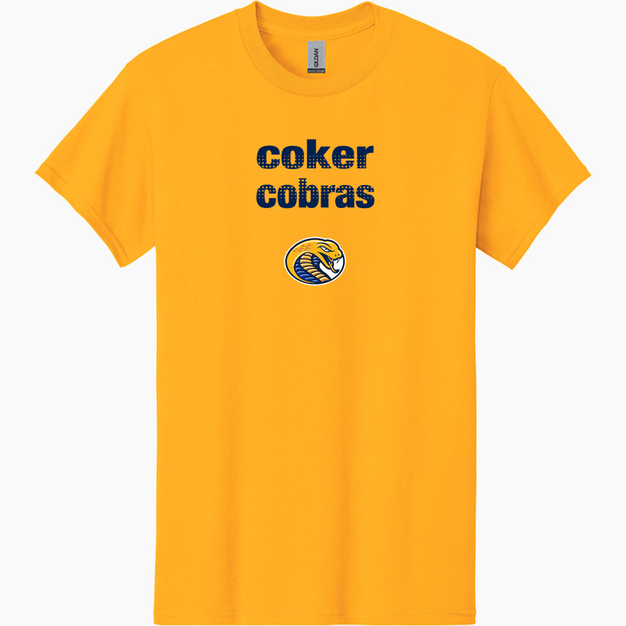 Coker Cobras <span class="pdp-name-mascot">Coker Cobras</span> Gildan Adult Heavy Cotton Short Sleeve T-Shirt