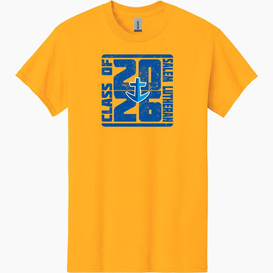 Salem Lutheran School Online Apparel Store <span class="pdp-name-mascot">Salem Lutheran Sailors</span> Gildan Adult Heavy Cotton Short Sleeve T-Shirt