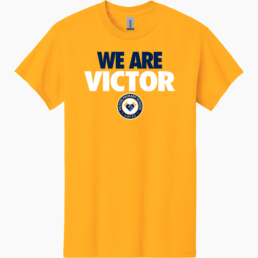 Victor Blue Devils <span class="pdp-name-mascot">Victor Blue Devils</span> Gildan Adult Heavy Cotton Short Sleeve T-Shirt