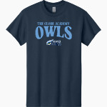 The GLOBE Academy Owls <span class="pdp-name-mascot">The GLOBE Academy Owls</span> Gildan Men's Heavy Cotton Short Sleeve T-Shirt Front Thumbnail