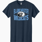 BLANCHESTER HIGH SCHOOL WILDCATS <span class="pdp-name-mascot">BLANCHESTER WILDCATS</span> Gildan Adult Heavy Cotton Short Sleeve T-Shirt Front Thumbnail