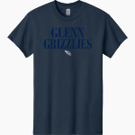 Glenn Grizzlies <span class="pdp-name-mascot">Tom Glenn Grizzlies</span> Gildan Adult Heavy Cotton Short Sleeve T-Shirt Front Thumbnail