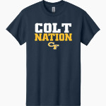 Cape Fear Colts <span class="pdp-name-mascot">Cape Fear Colts</span> Gildan Adult Heavy Cotton Short Sleeve T-Shirt Front Thumbnail