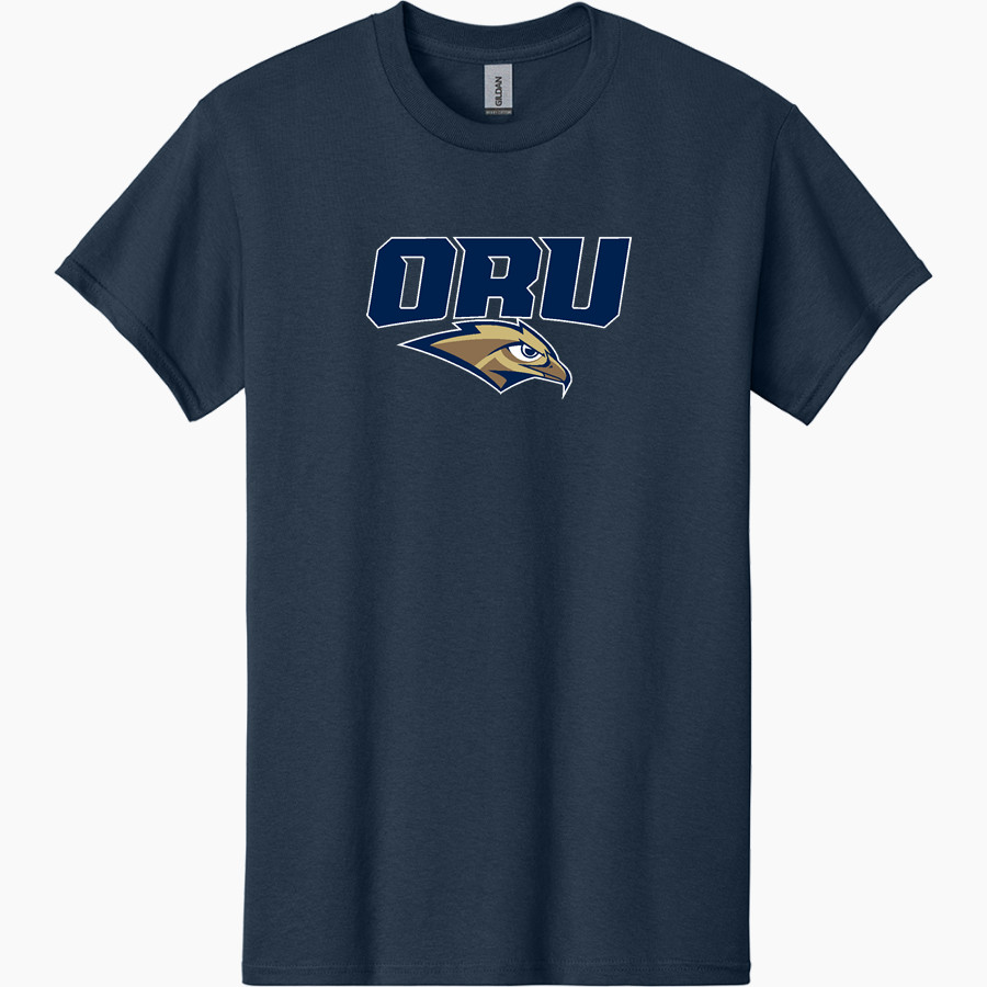 Oral Roberts Golden Eagles <span class="pdp-name-mascot">Oral Roberts Golden Eagles</span> Gildan Adult Heavy Cotton Short Sleeve T-Shirt