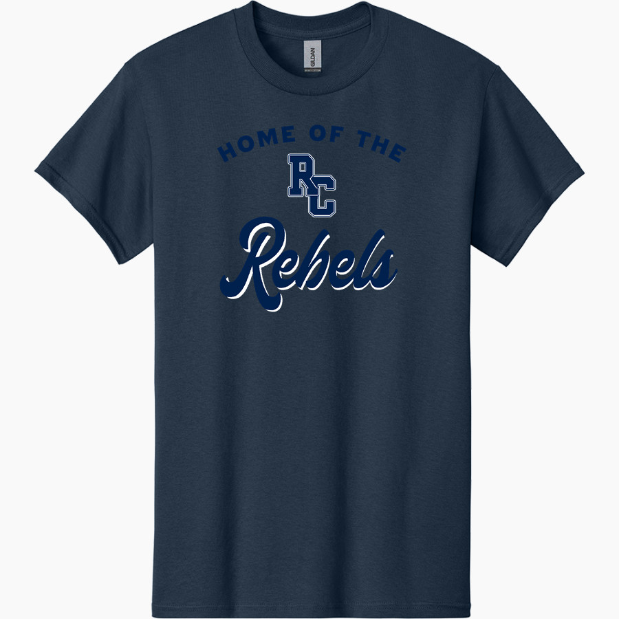 RITCHIE COUNTY HIGH SCHOOL REBELS <span class="pdp-name-mascot">RITCHIE COUNTY REBELS</span> Gildan Adult Heavy Cotton Short Sleeve T-Shirt