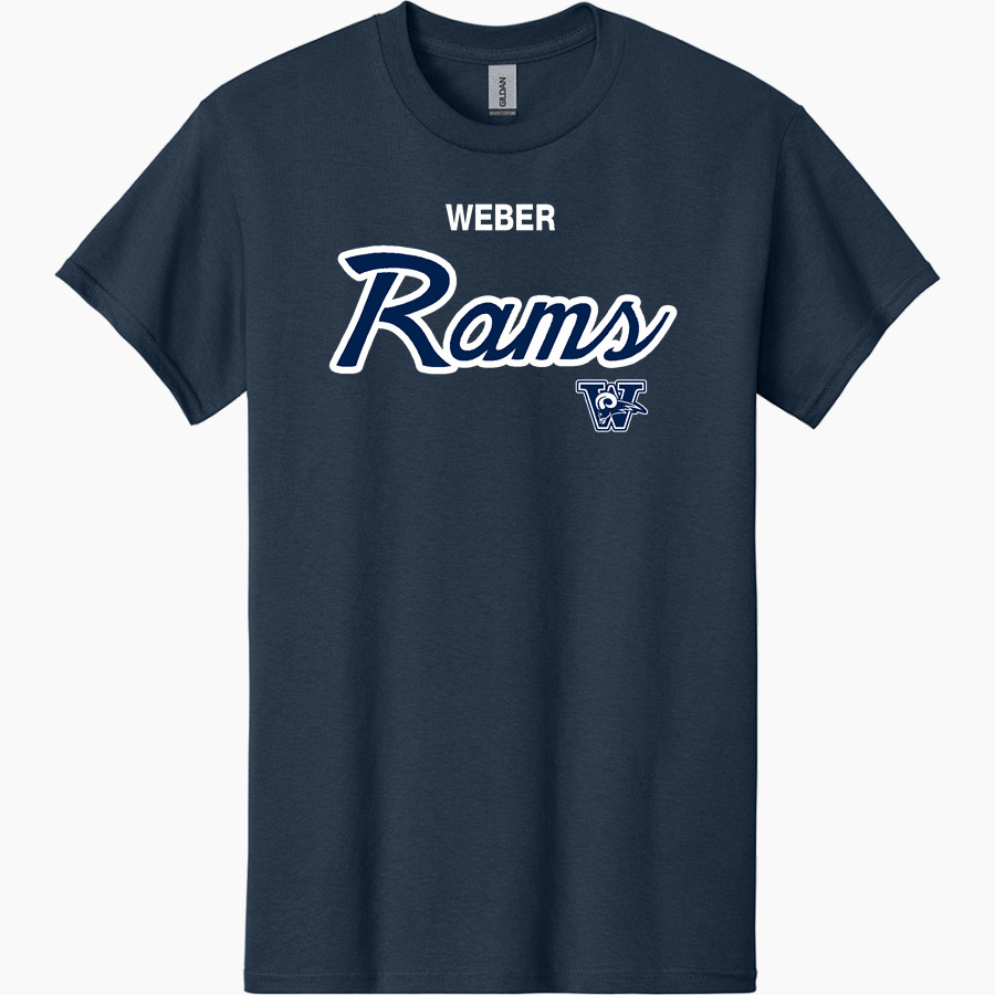 Weber Rams Gildan Men's Heavy Cotton Short Sleeve T-Shirt