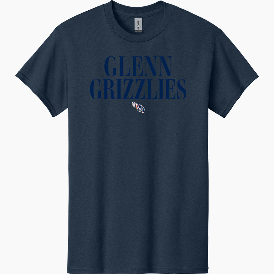 Glenn Grizzlies <span class="pdp-name-mascot">Tom Glenn Grizzlies</span> Gildan Adult Heavy Cotton Short Sleeve T-Shirt