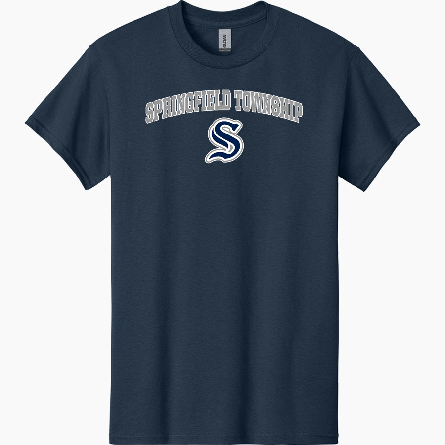 SPRINGFIELD TOWNSHIP HIGH SCHOOL SPARTANS <span class="pdp-name-mascot">SPRINGFIELD TOWNSHIP SPARTANS</span> Gildan Adult Heavy Cotton Short Sleeve T-Shirt