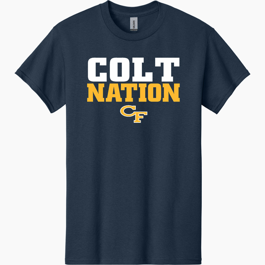 Cape Fear Colts <span class="pdp-name-mascot">Cape Fear Colts</span> Gildan Adult Heavy Cotton Short Sleeve T-Shirt