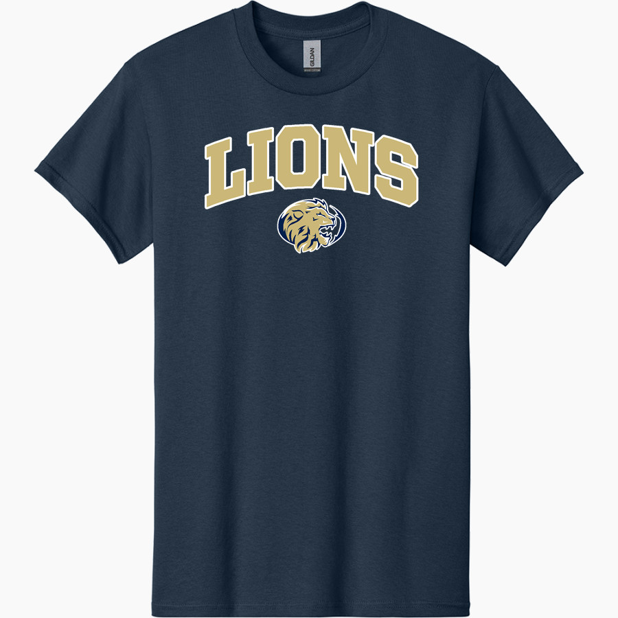GRACE PREP ACADEMY LIONS <span class="pdp-name-mascot">GRACE LIONS</span> Gildan Adult Heavy Cotton Short Sleeve T-Shirt