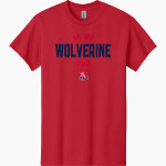 Frontier Academy Wolverines <span class="pdp-name-mascot">Frontier Academy Wolverines</span> Gildan Adult Heavy Cotton Short Sleeve T-Shirt Front Thumbnail