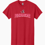 PENDER HIGH SCHOOL PENDRAGONS <span class="pdp-name-mascot">PENDER PENDRAGONS</span> Gildan Adult Heavy Cotton Short Sleeve T-Shirt Front Thumbnail