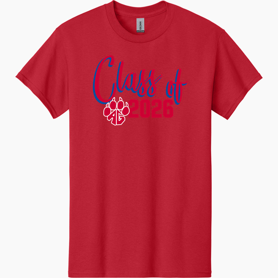 ALBA-GOLDEN HIGH SCHOOL PANTHERS Gildan Men's Heavy Cotton Short Sleeve T-Shirt