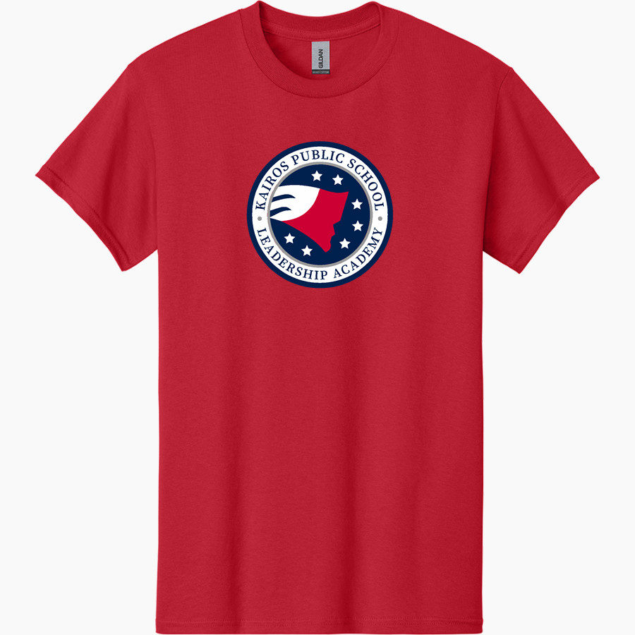 Kairos Public Schools Patriots <span class="pdp-name-mascot">Kairos Public Schools Patriots</span> Gildan Adult Heavy Cotton Short Sleeve T-Shirt