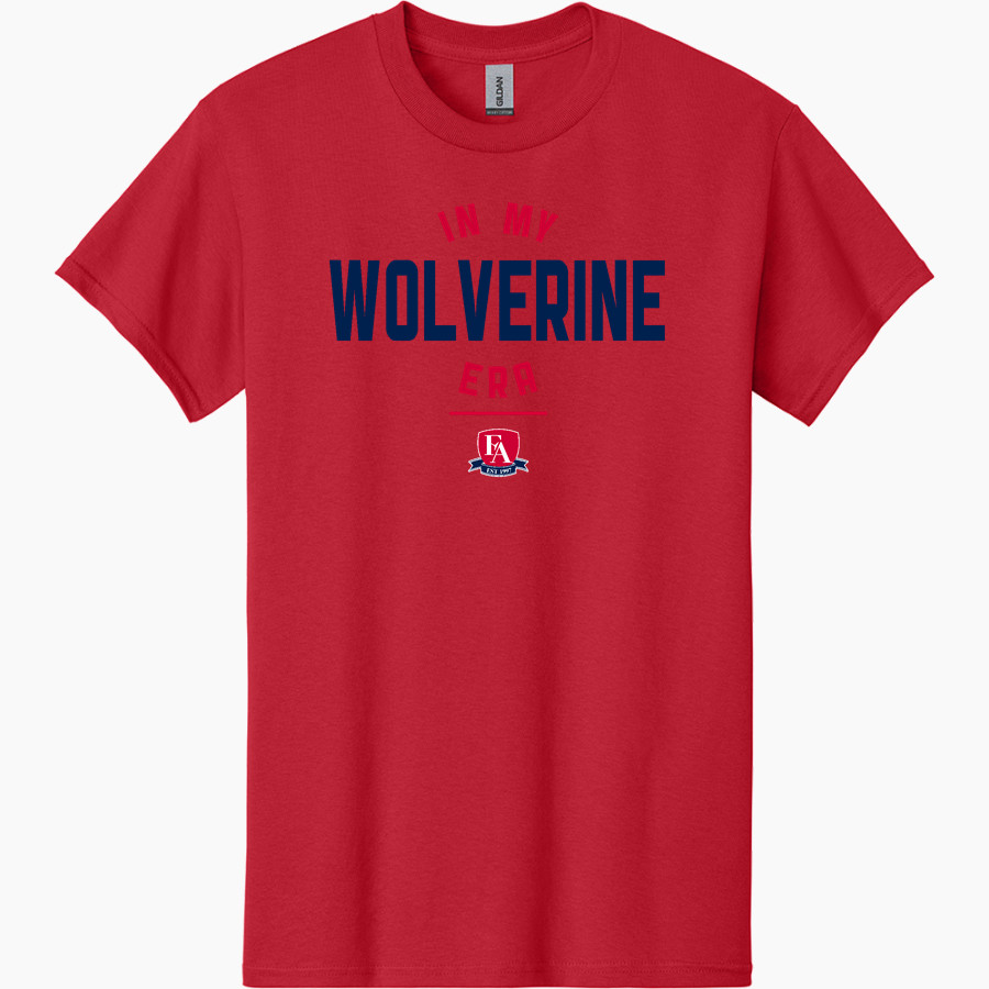 Frontier Academy Wolverines <span class="pdp-name-mascot">Frontier Academy Wolverines</span> Gildan Adult Heavy Cotton Short Sleeve T-Shirt