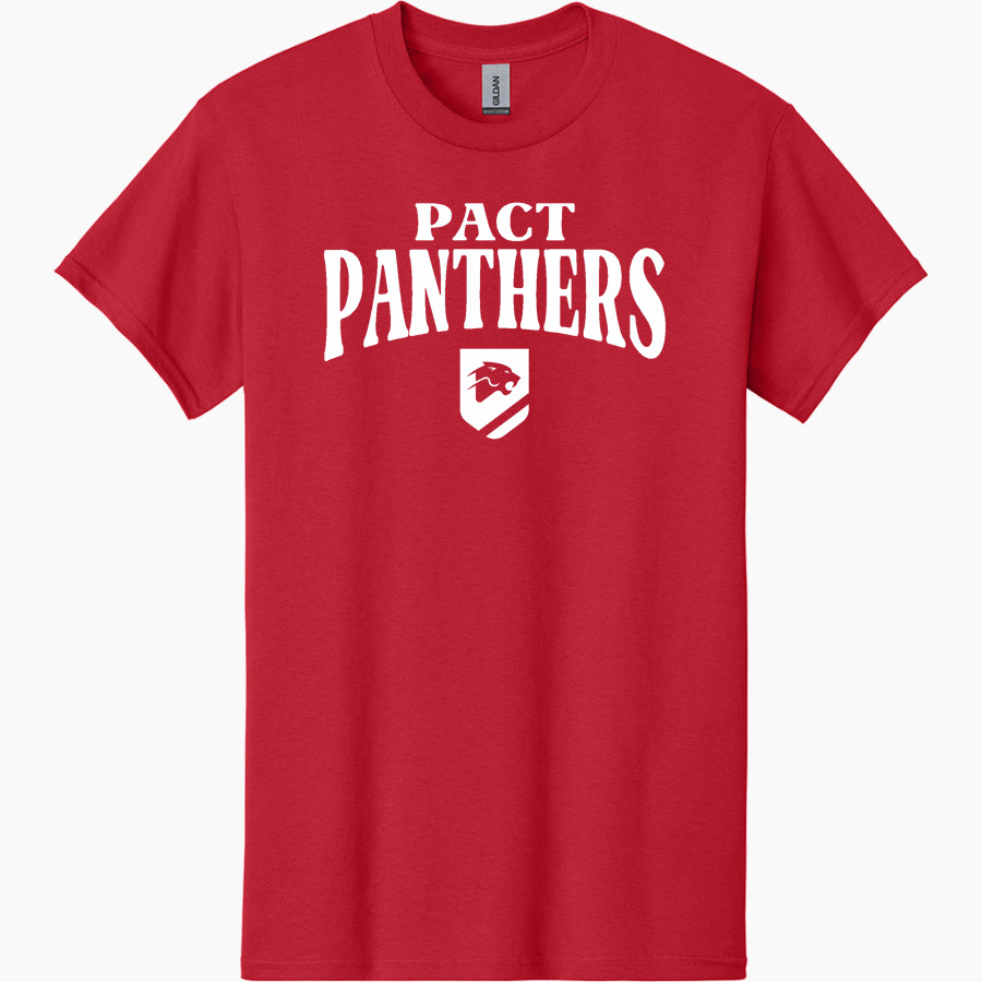 PACT Charter School Official Online Store <span class="pdp-name-mascot">Pact Charter Panthers</span> Gildan Adult Heavy Cotton Short Sleeve T-Shirt