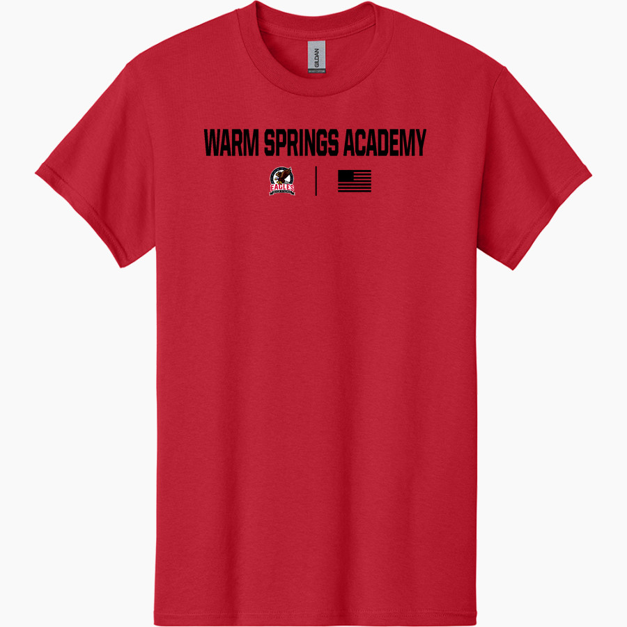 Warm Springs Academy Eagles <span class="pdp-name-mascot">Warm Springs Academy Eagles</span> Gildan Adult Heavy Cotton Short Sleeve T-Shirt