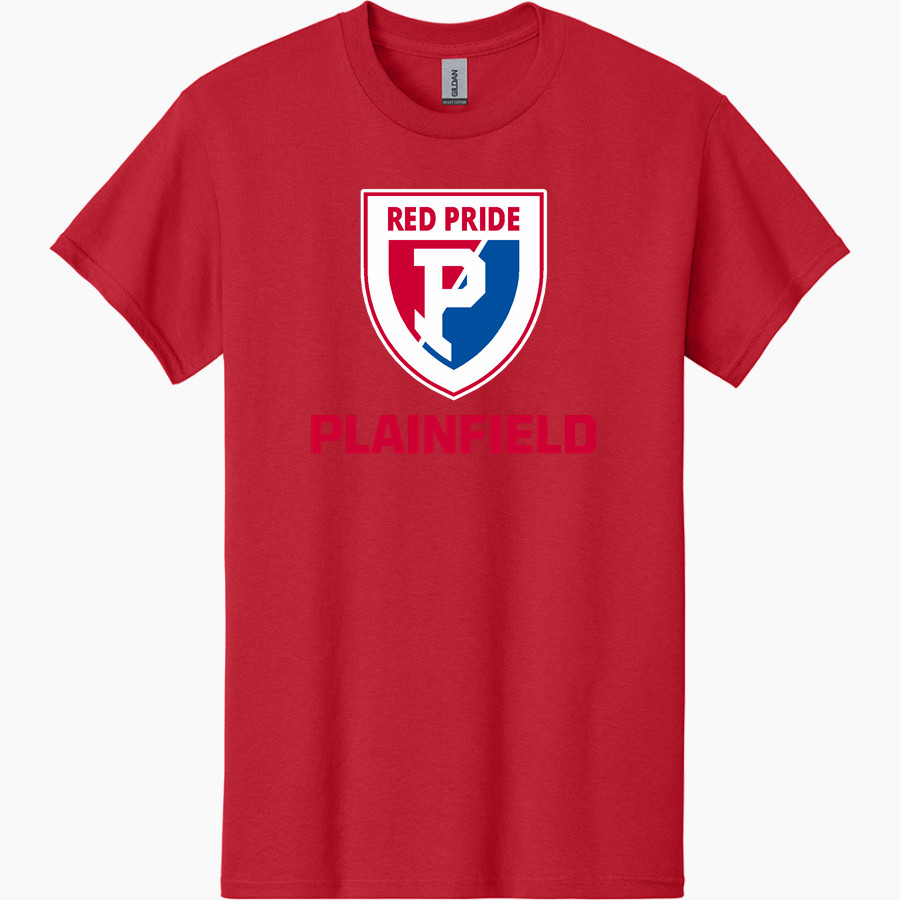 Plainfield Quakers <span class="pdp-name-mascot">Plainfield Quakers</span> Gildan Adult Heavy Cotton Short Sleeve T-Shirt