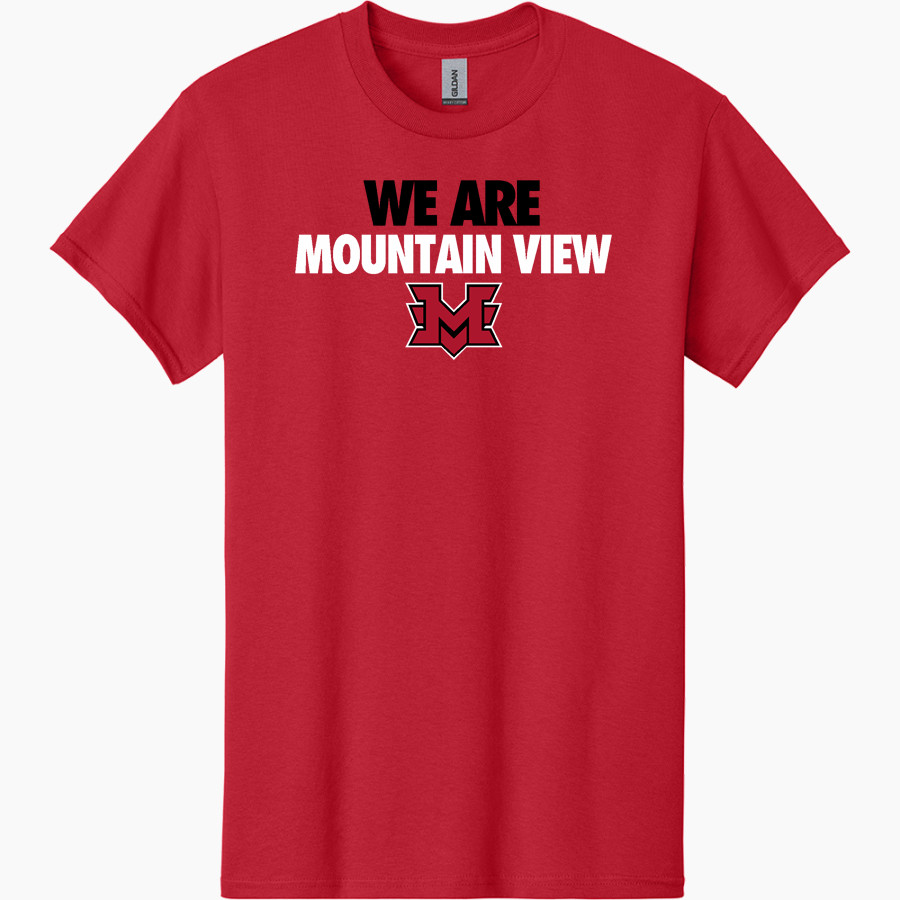 Mountain View Cougars Gildan Men's Heavy Cotton Short Sleeve T-Shirt