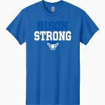 Shaker Bison <span class="pdp-name-mascot">Shaker Bison</span> Gildan Adult Heavy Cotton Short Sleeve T-Shirt Front Thumbnail