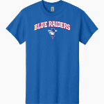 Cleveland Blue Raiders Gildan Men's Heavy Cotton Short Sleeve T-Shirt Front Thumbnail