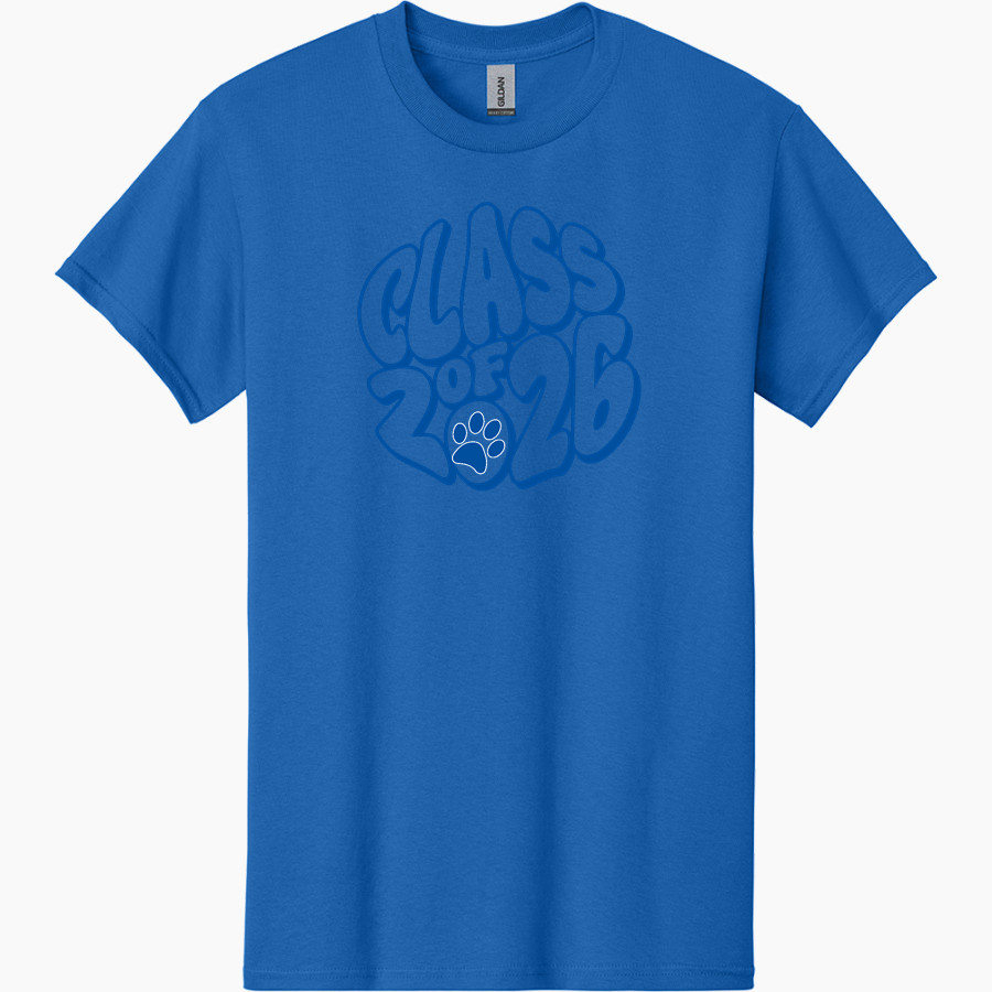 Crow Tigers <span class="pdp-name-mascot">Crow Middle School Tigers</span> Gildan Adult Heavy Cotton Short Sleeve T-Shirt