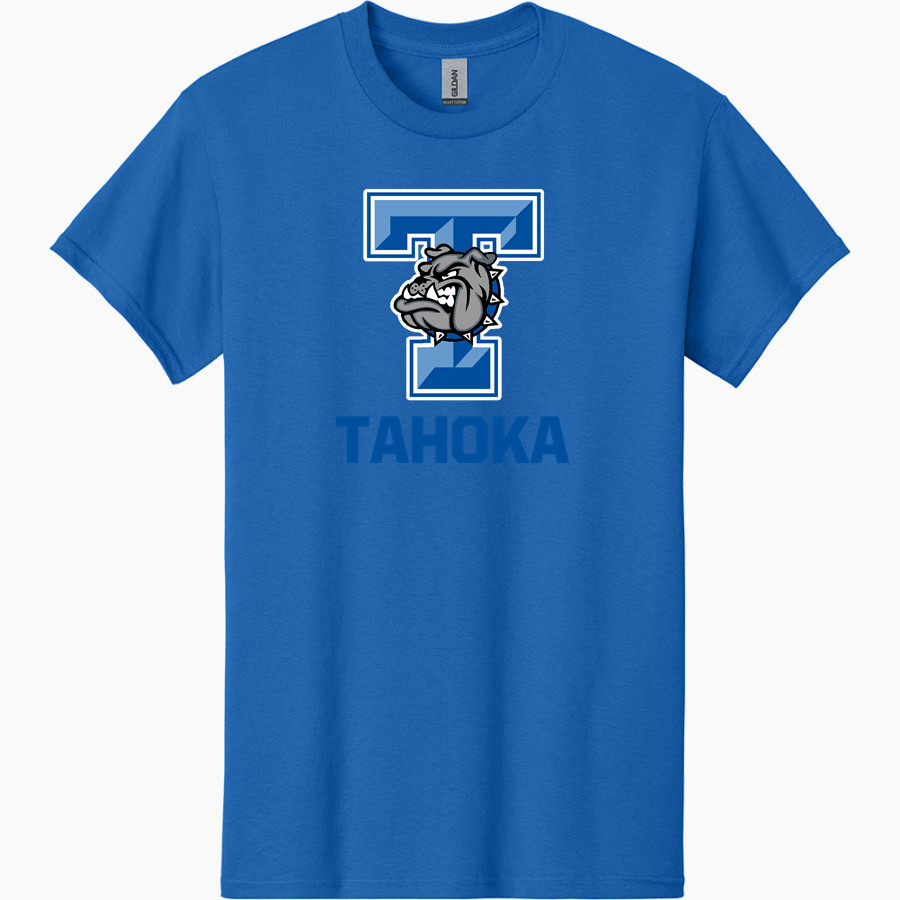 TAHOKA HIGH SCHOOL BULLDOGS <span class="pdp-name-mascot">TAHOKA BULLDOGS</span> Gildan Adult Heavy Cotton Short Sleeve T-Shirt