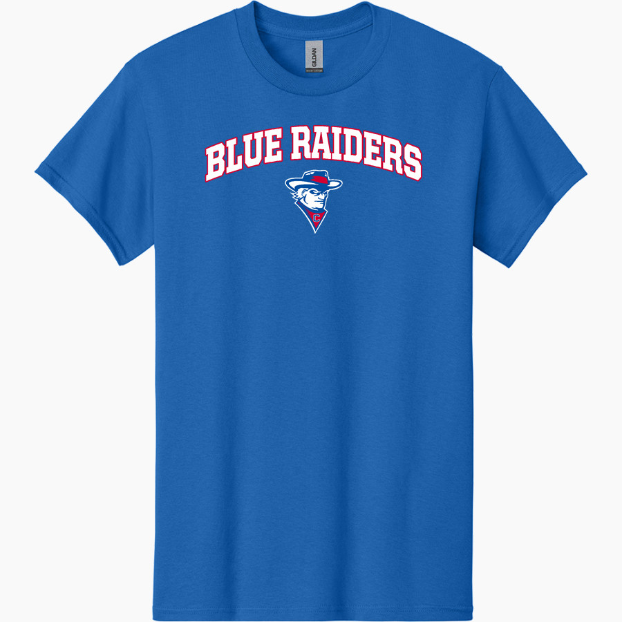 Cleveland Blue Raiders Gildan Men's Heavy Cotton Short Sleeve T-Shirt