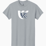 Breck Mustangs Gildan Men's Heavy Cotton Short Sleeve T-Shirt Front Thumbnail