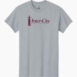 Inter-City Baptist Inter-City Baptist H <span class="pdp-name-mascot">Inter-City Baptist High School</span> Gildan Adult Heavy Cotton Short Sleeve T-Shirt Front Thumbnail